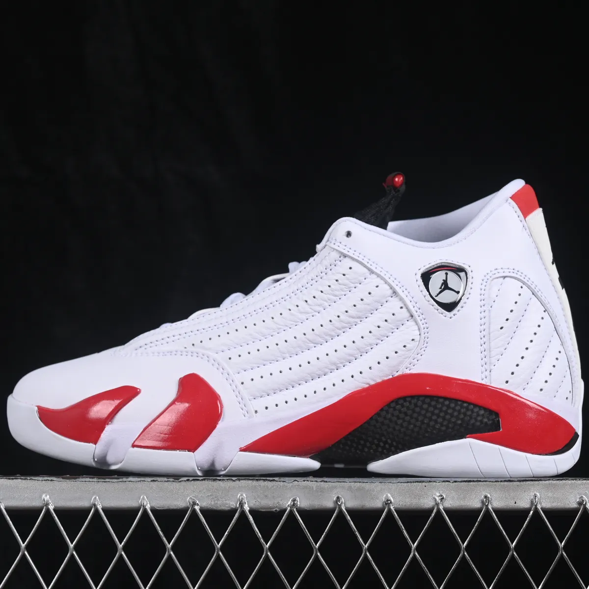 Nike Air Jordan 14 branco e vermelho, branco e vermelho, render